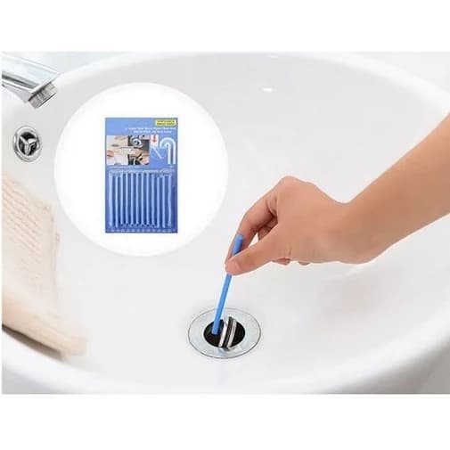 Haste De Limpeza Esgoto Banheiro Cozinha Limpador E Desentupidor Pia Ralo