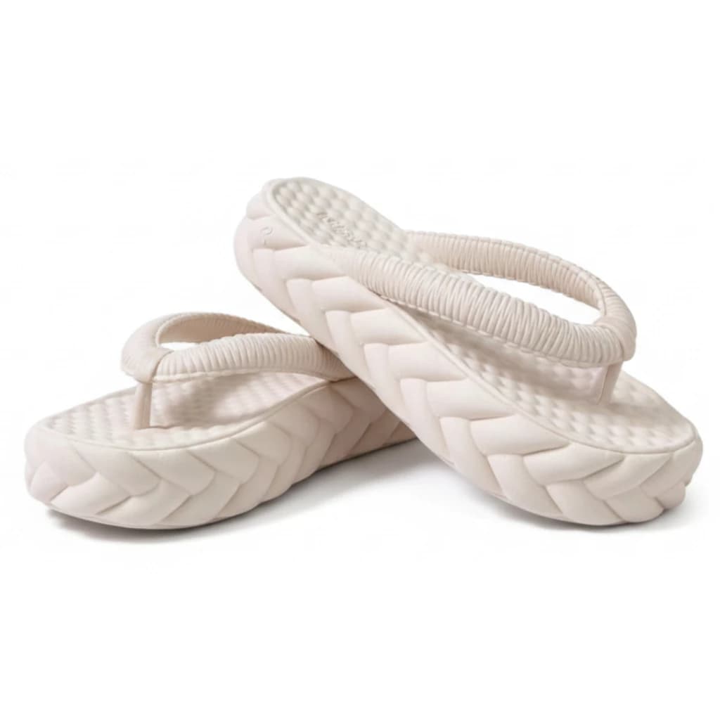 Plataforma Marshmallow Feminina – Chinelo Ortopédico Leve e Macio